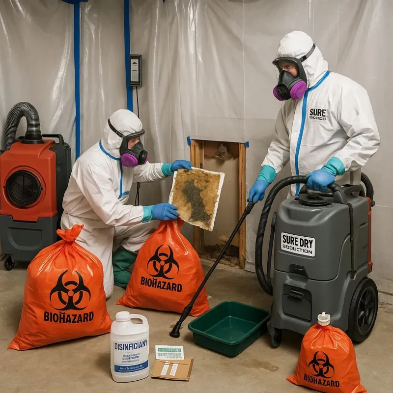 Contaminated Water Handling Protocols process in Morrisonville, IL