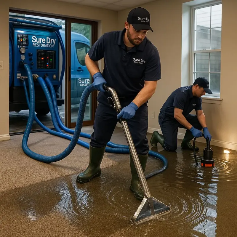 Water Extraction and Removal process in Morrisonville, IL
